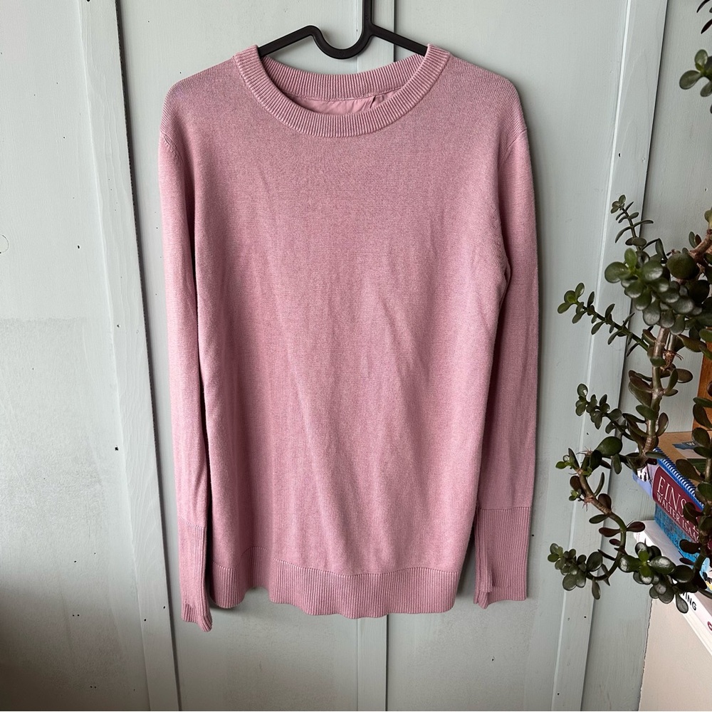 lululemon athletica Pink Crew Neck Sweater - Picture 6 of 8